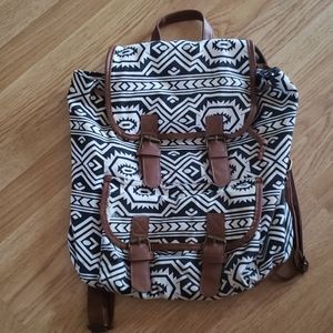 Aztec Print Backpack